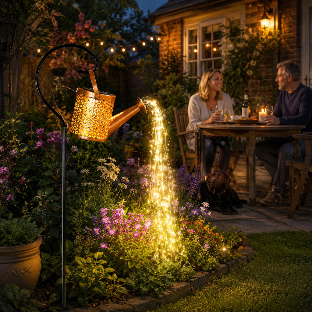 Solar Watering Can Garden Light | Decorative Outdoor Ambient Lamp