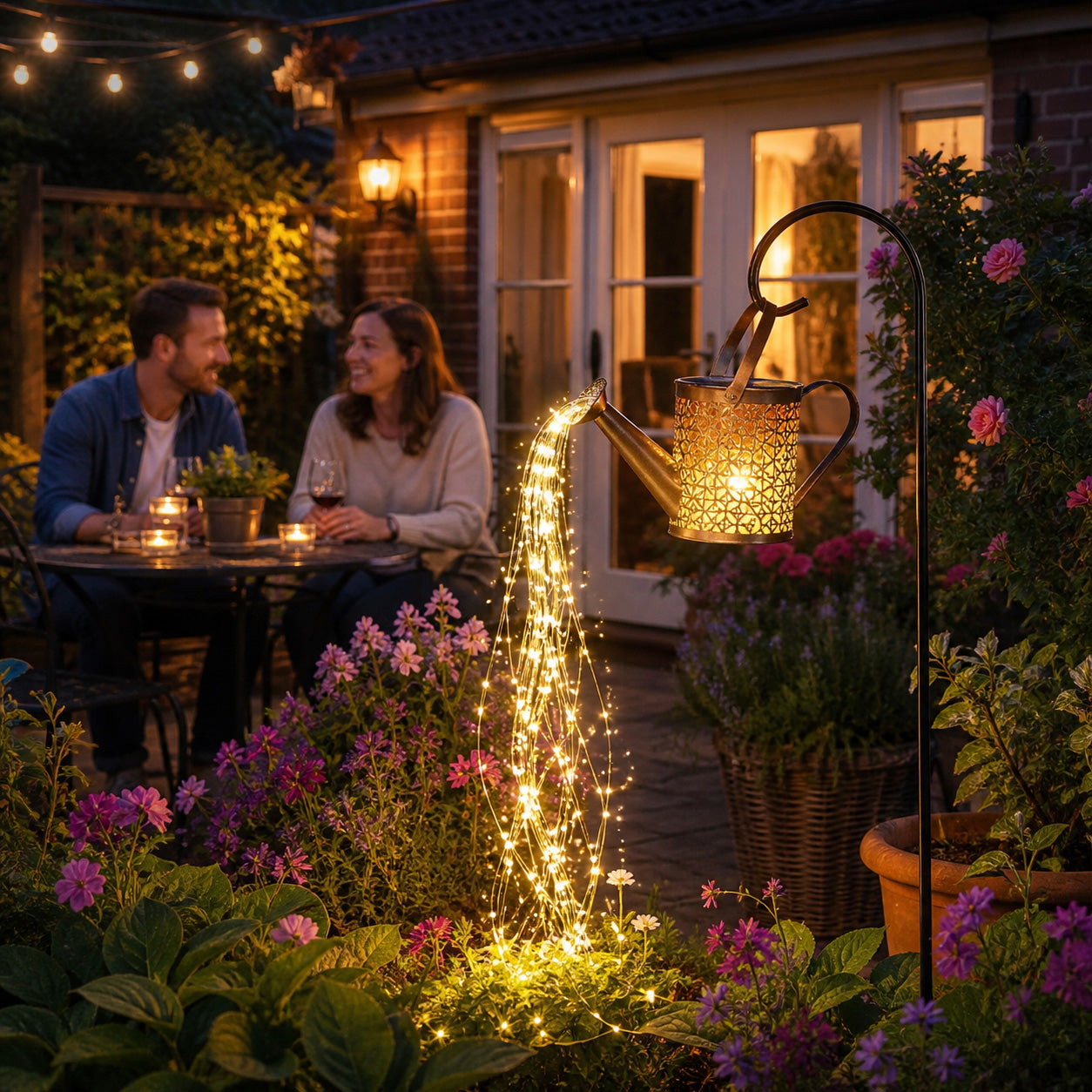 Solar Watering Can Light