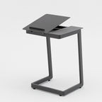 RISE SLIDER SIDE TABLE  ALU TOP