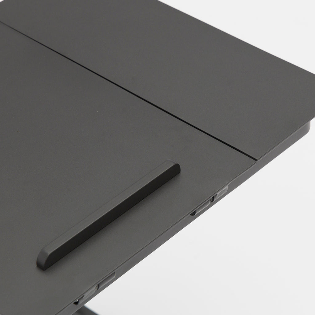 RISE SLIDER SIDE TABLE  ALU TOP