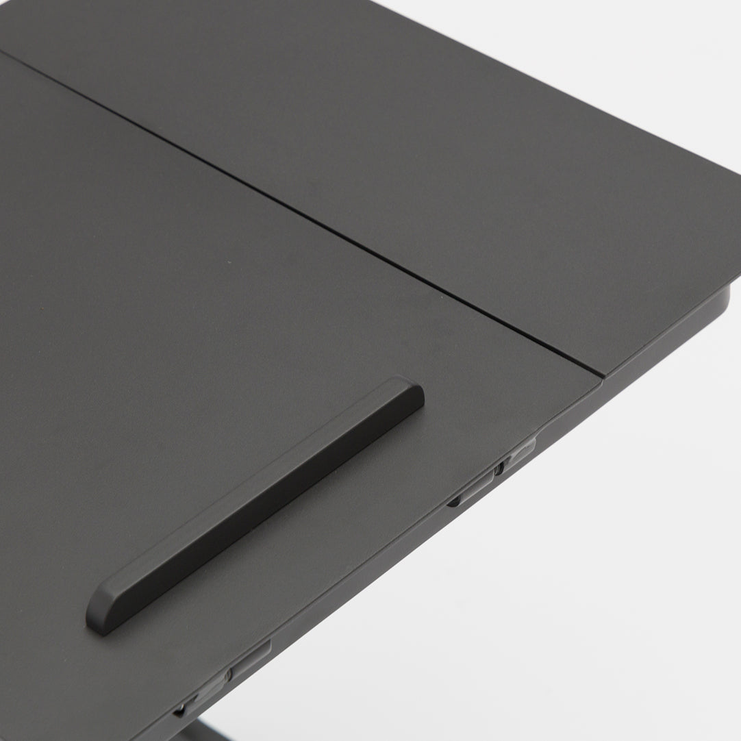RISE SLIDER SIDE TABLE  ALU TOP