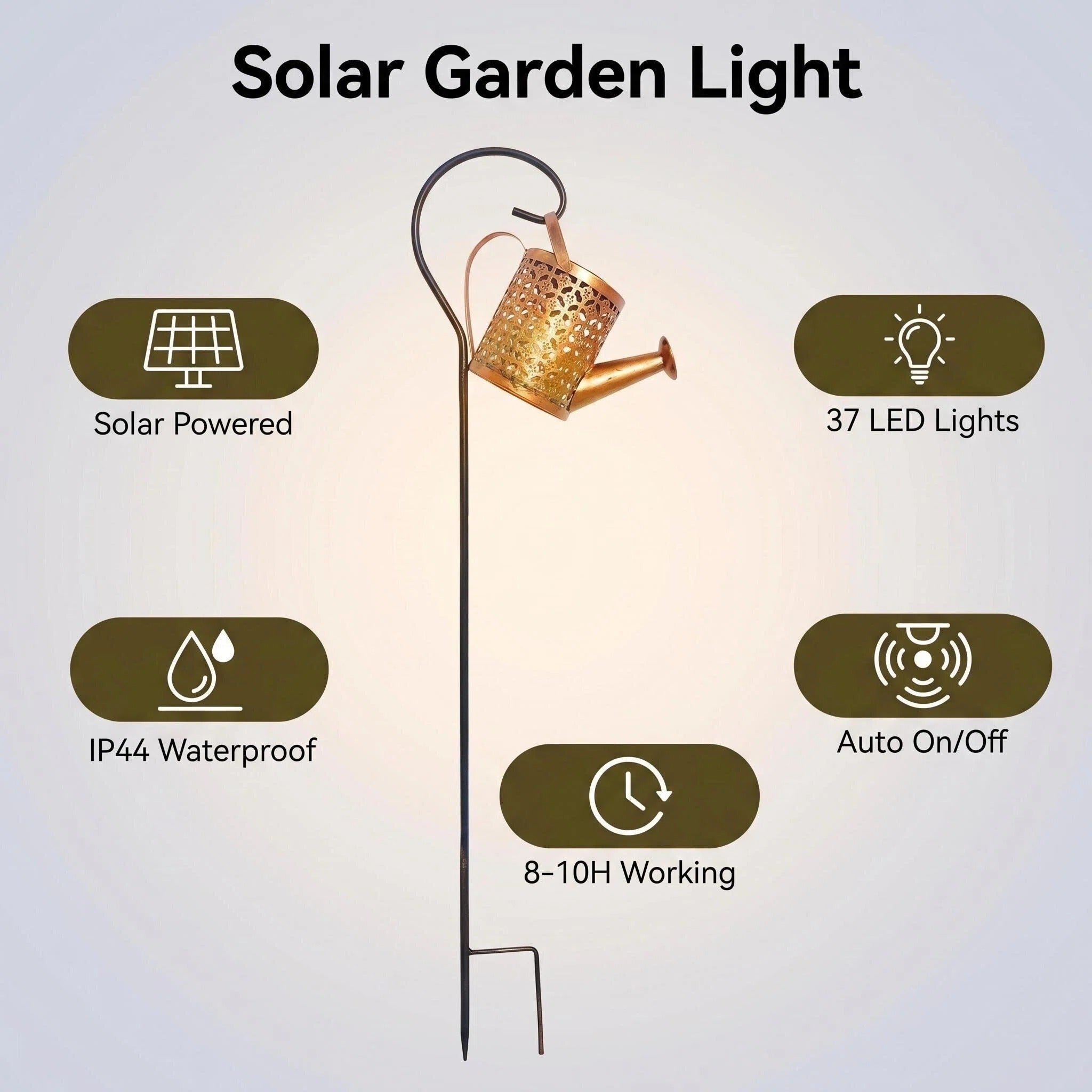 Solar Watering Can Light